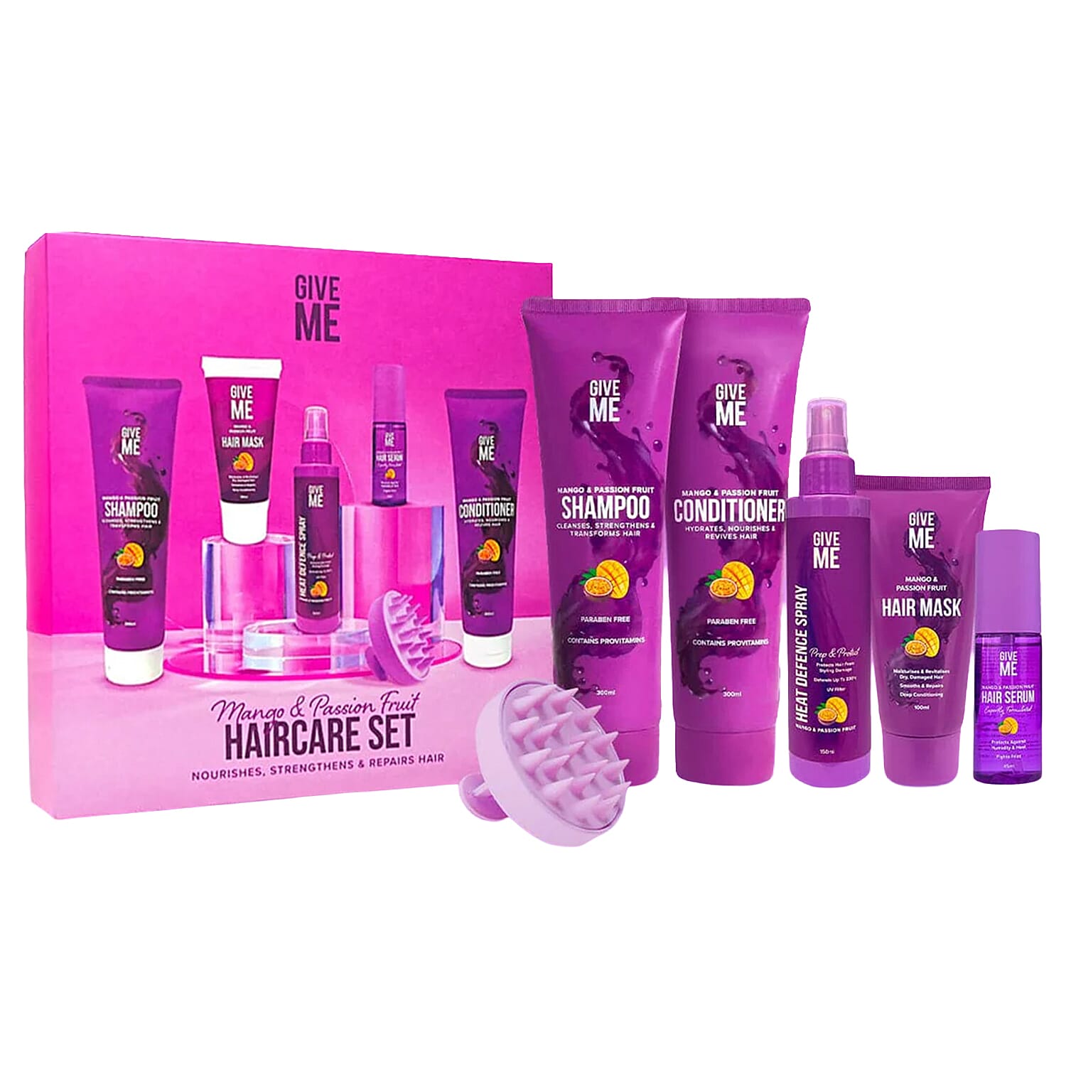 Give Me The Full Haircare Set - Mango & Passion Fruit