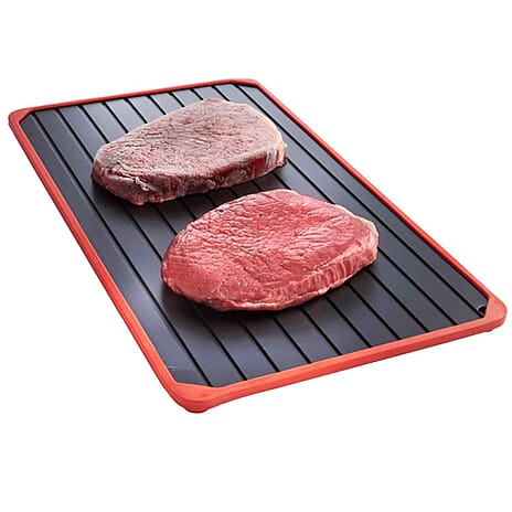 Defrost Thaw Tray with 4 Silicone Edges