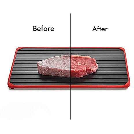 Defrost Thaw Tray with 4 Silicone Edges