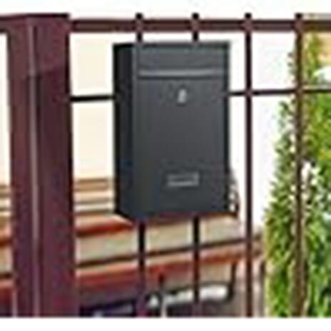 Letter Post Box (Size 215 x 320 x 90 mm) - Black