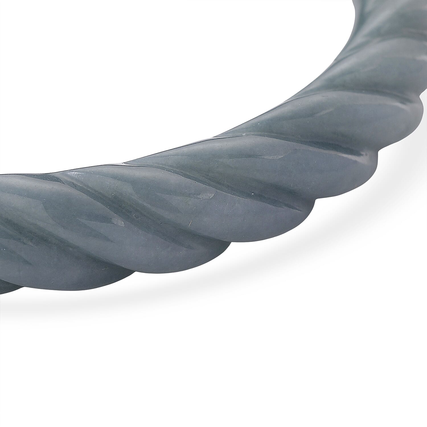 D'Joy Natural Jadeite Jade Stone Bangle (Size - 7.5) 300.00 Ct.