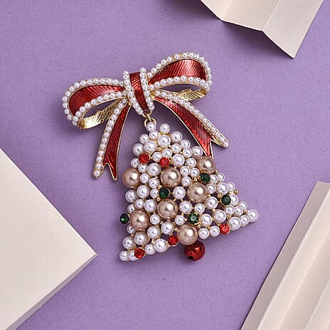 Closeout Deal - Christmas Deal - Elegant Crystal Christmas Tree Brooch