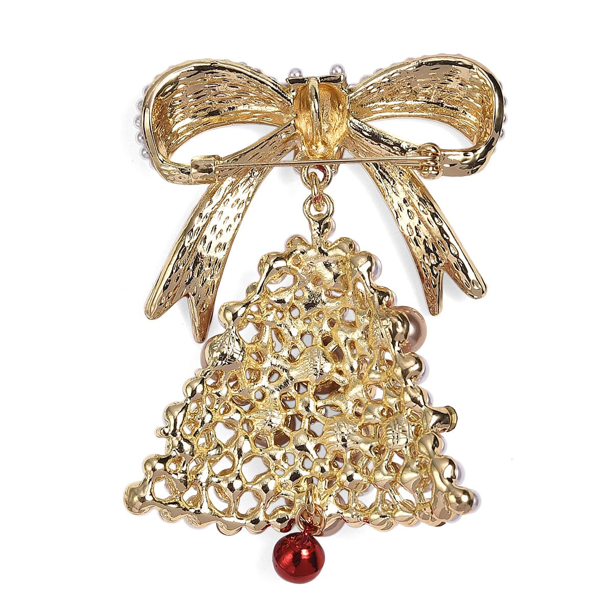 Closeout Deal - Christmas Deal - Elegant Crystal Christmas Tree Brooch
