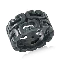 Natural Type A Jadeite Hand Carved Ring 30.00 Ct.