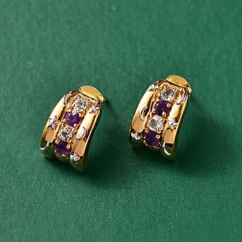https://tjcuk.sirv.com/Products/83/1/8311467/GP-African-Amethyst-Blue-Sapphire-J-Hoop-Half-Hoop-Earring-Sterling-Si_8311467_1.jpg?w=342&h=342
