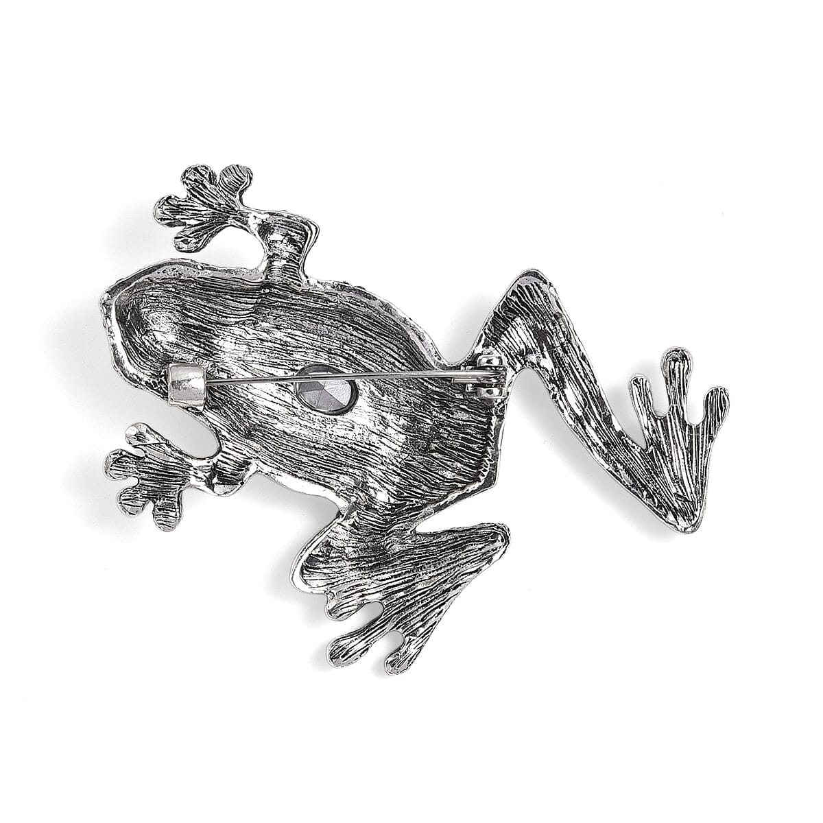 Close Out Deal - Antique and Elegant Crystal Frog Brooch