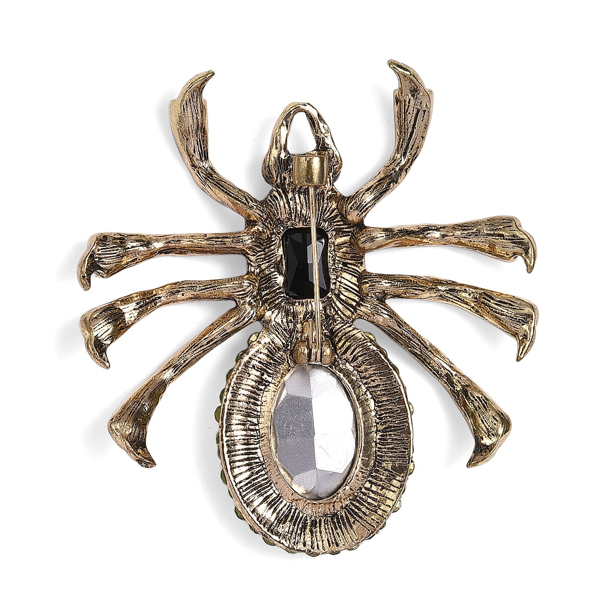 Close Out Deal - Antique and Elegant Crystal Spider Brooch