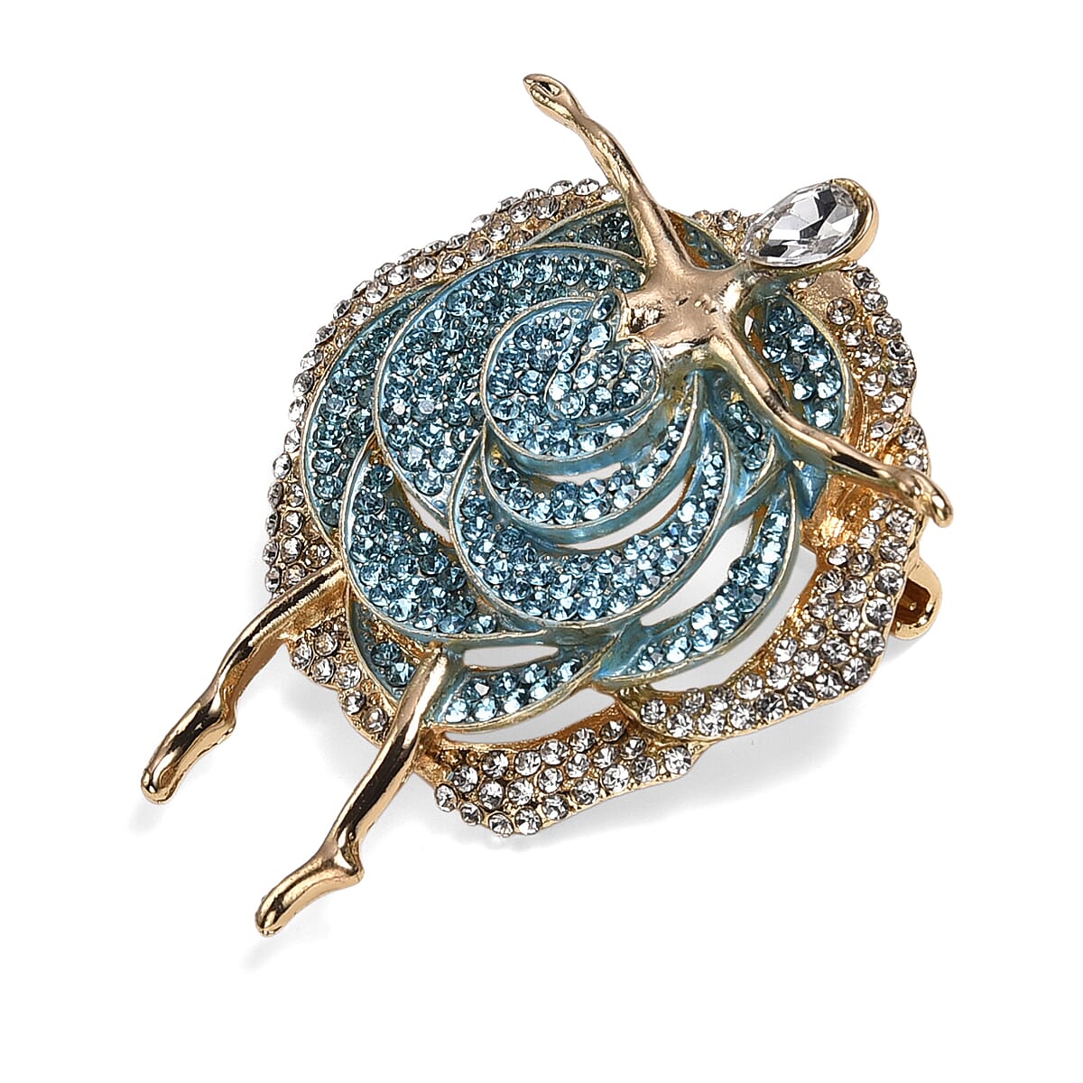Ballerina Crystal Brooch