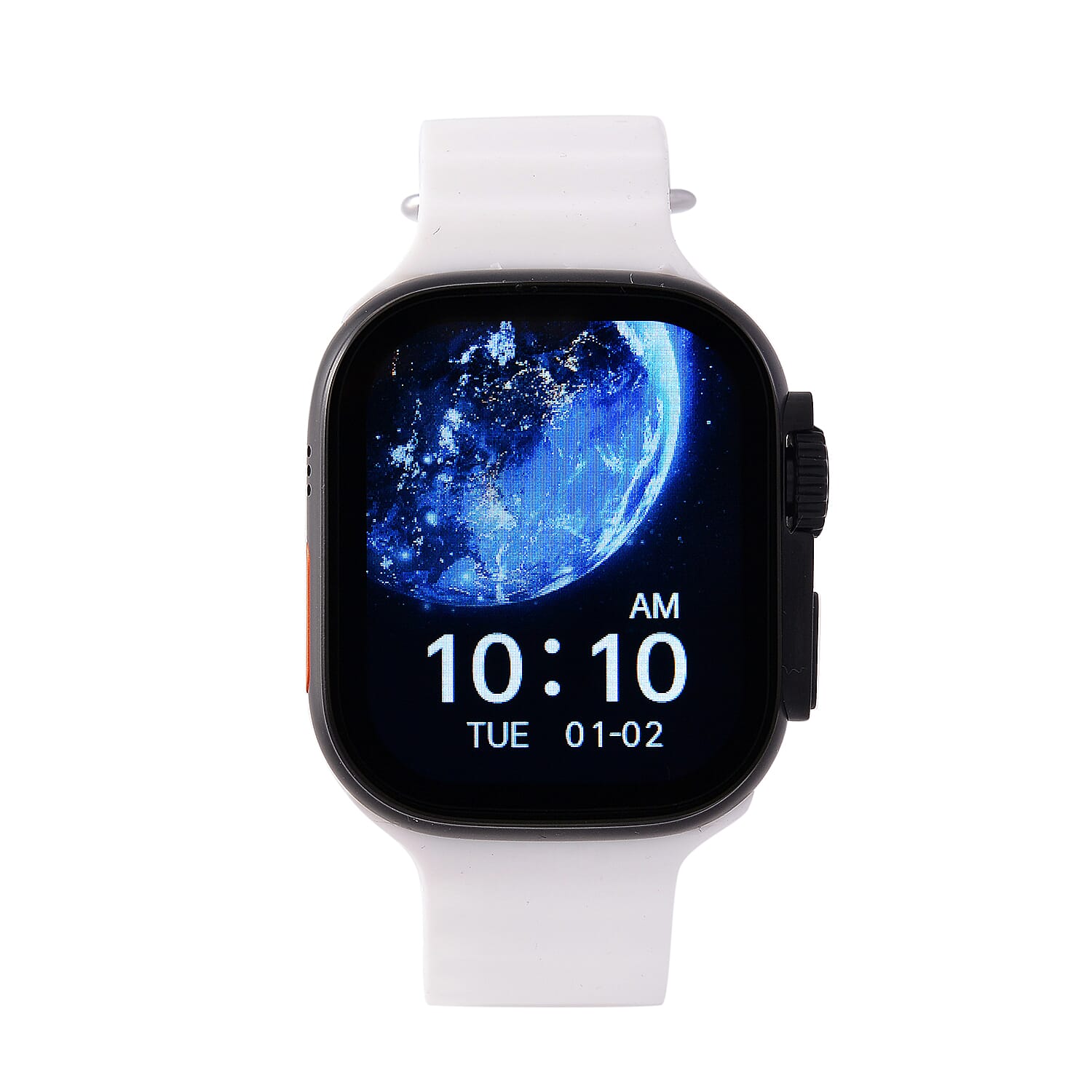 Closeout Deal - i20 Ultra 2 Max 10-in-1 Smartwatch Set with Earphones & 7 Strap, Compatible with Apple iOS and Android - Black