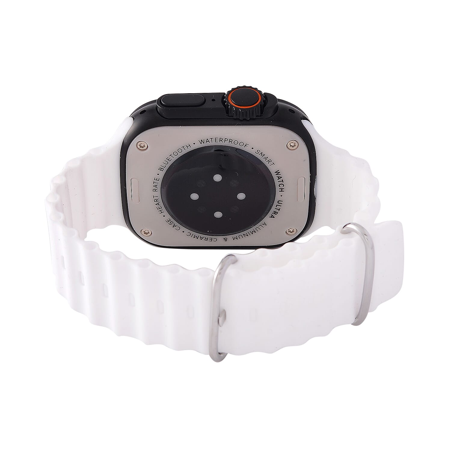 Closeout Deal - i20 Ultra 2 Max 10-in-1 Smartwatch Set with Earphones & 7 Strap, Compatible with Apple iOS and Android - Black