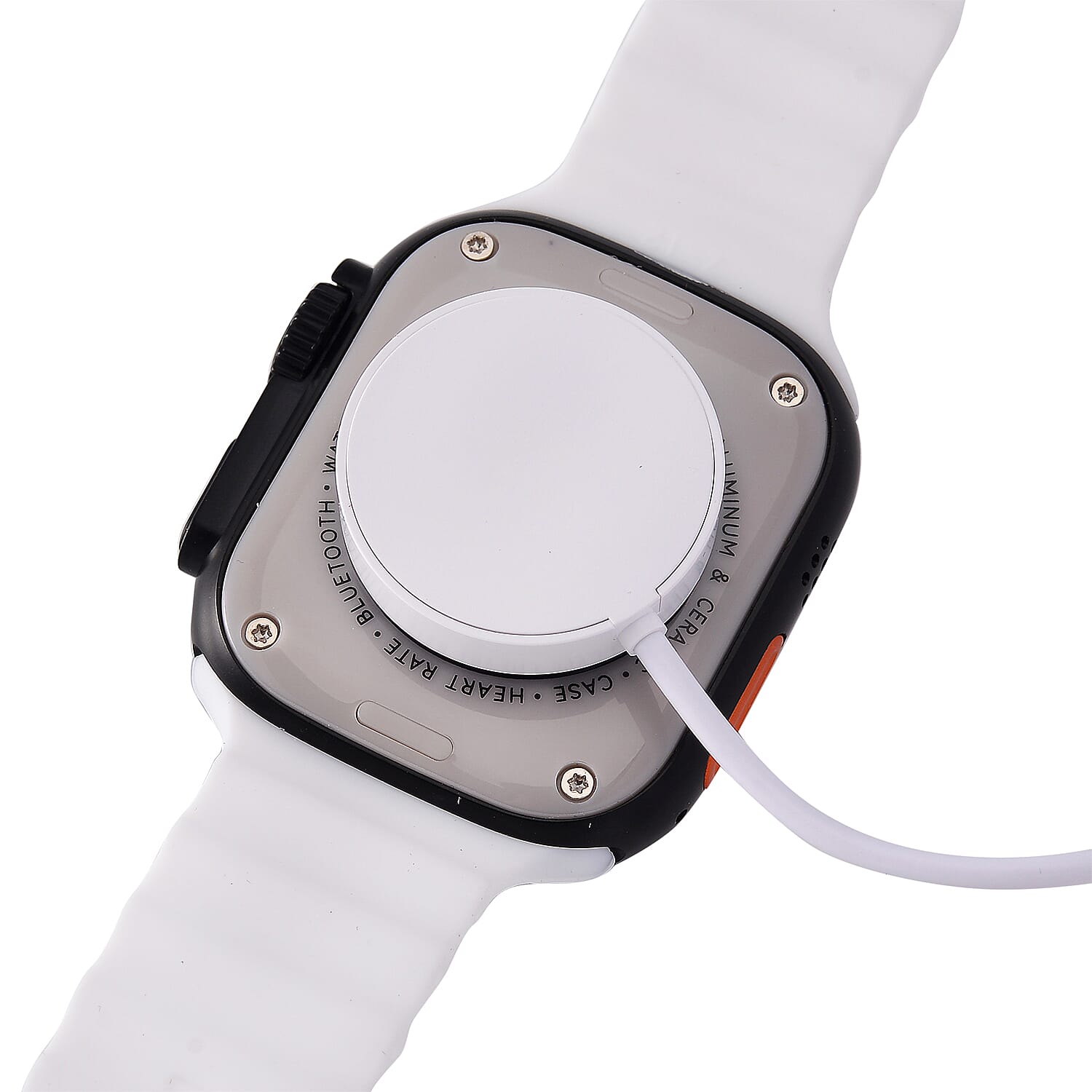 Closeout Deal - i20 Ultra 2 Max 10-in-1 Smartwatch Set with Earphones & 7 Strap, Compatible with Apple iOS and Android - Black