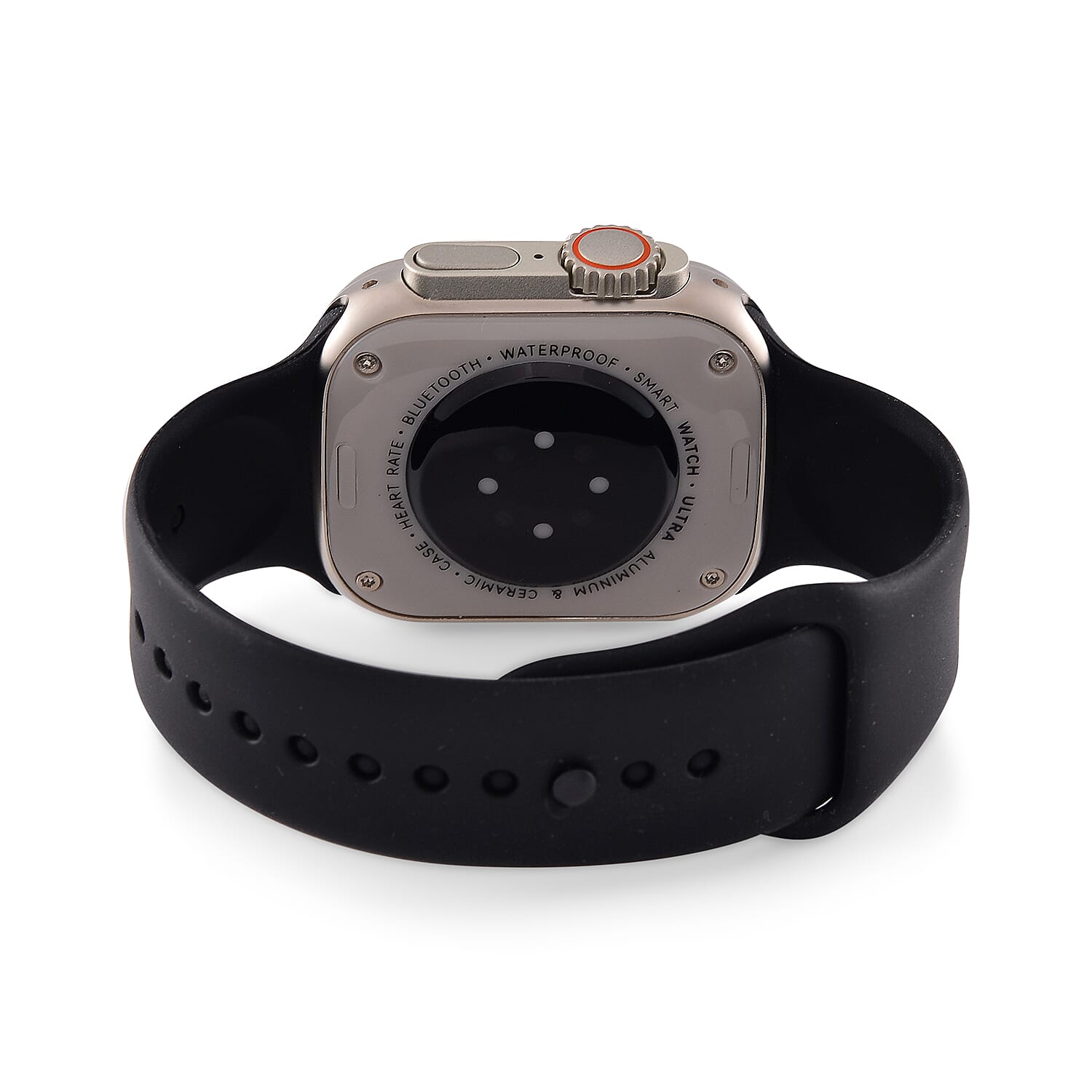 Closeout Deal - i20 Ultra 2 Max 10-in-1 Smartwatch Set with Earphones & 7 Strap, Compatible with Apple iOS and Android - Silver