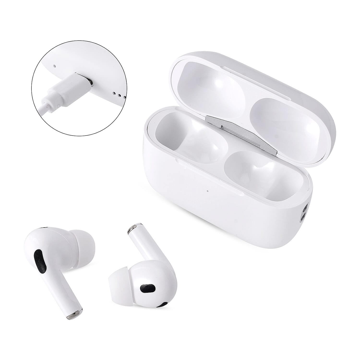 Closeout Deal - i20 Ultra 2 Max 10-in-1 Smartwatch Set with Earphones & 7 Strap, Compatible with Apple iOS and Android - Silver