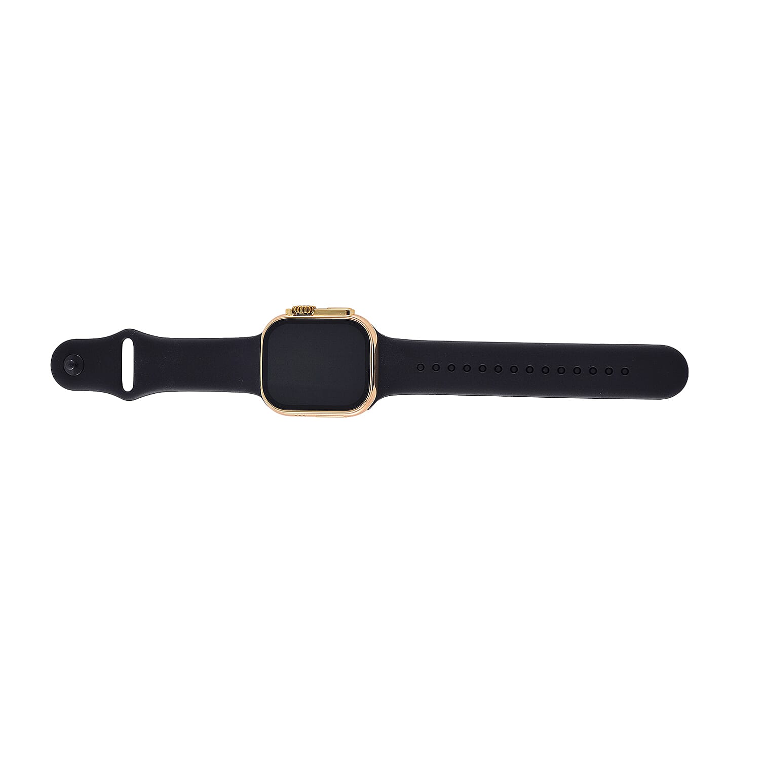 Closeout Deal - i20 Ultra 2 Max 10-in-1 Smartwatch Set with Earphones & 7 Strap, Compatible with Apple iOS and Android - Gold