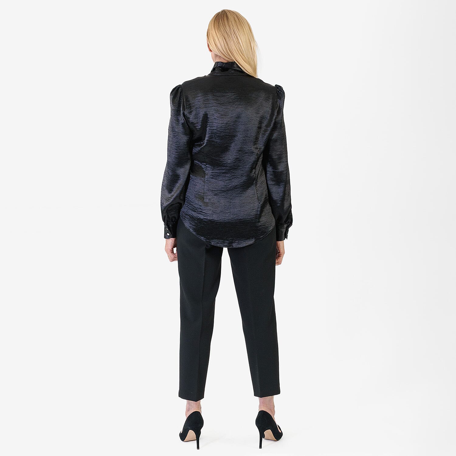 Best Seller Marina Kaneva Bow Tie Top (Size 8) - Black