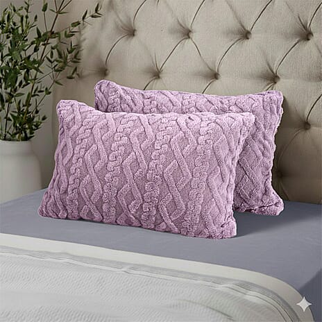 Hush Haven Jacquard Solid Comforter and Duvet (Size 225x1 cm) - Pink & White
