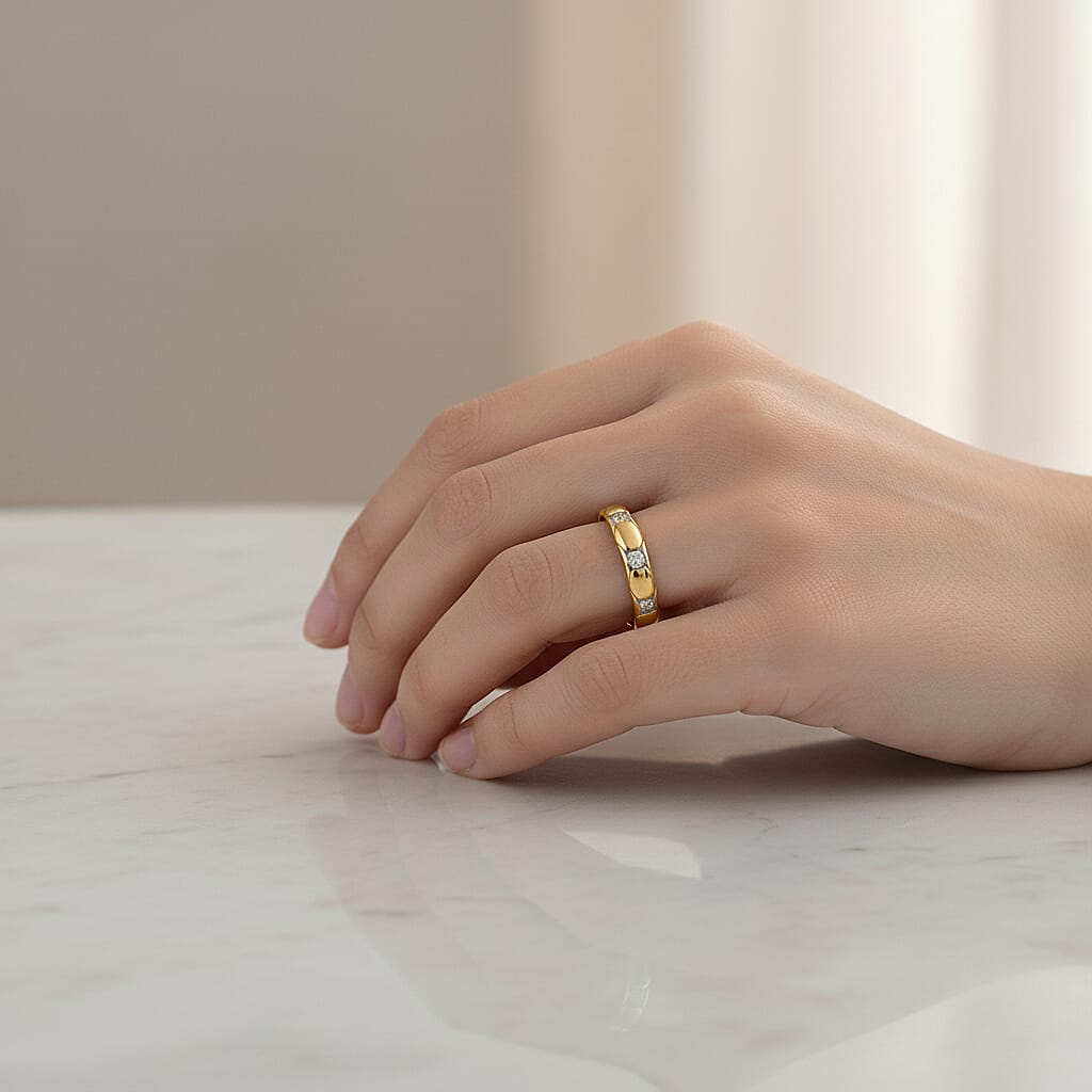 Luxuriant Lab Grown Diamond Ring in 0.150 Ct.