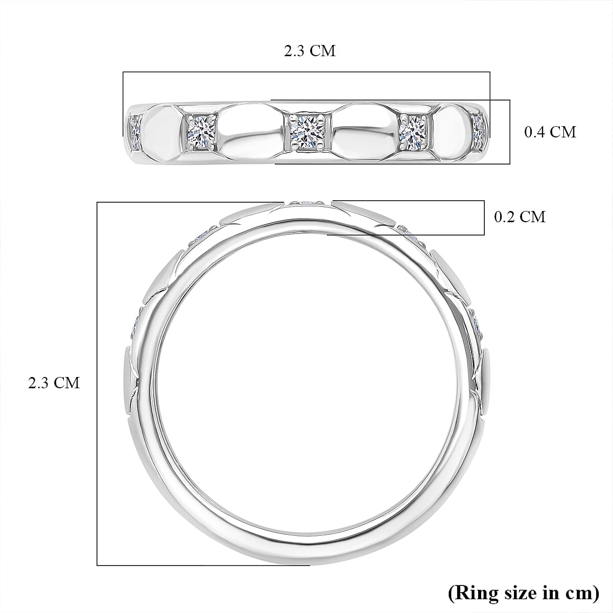 Luxuriant Lab Grown Diamond Ring in 0.150 Ct.