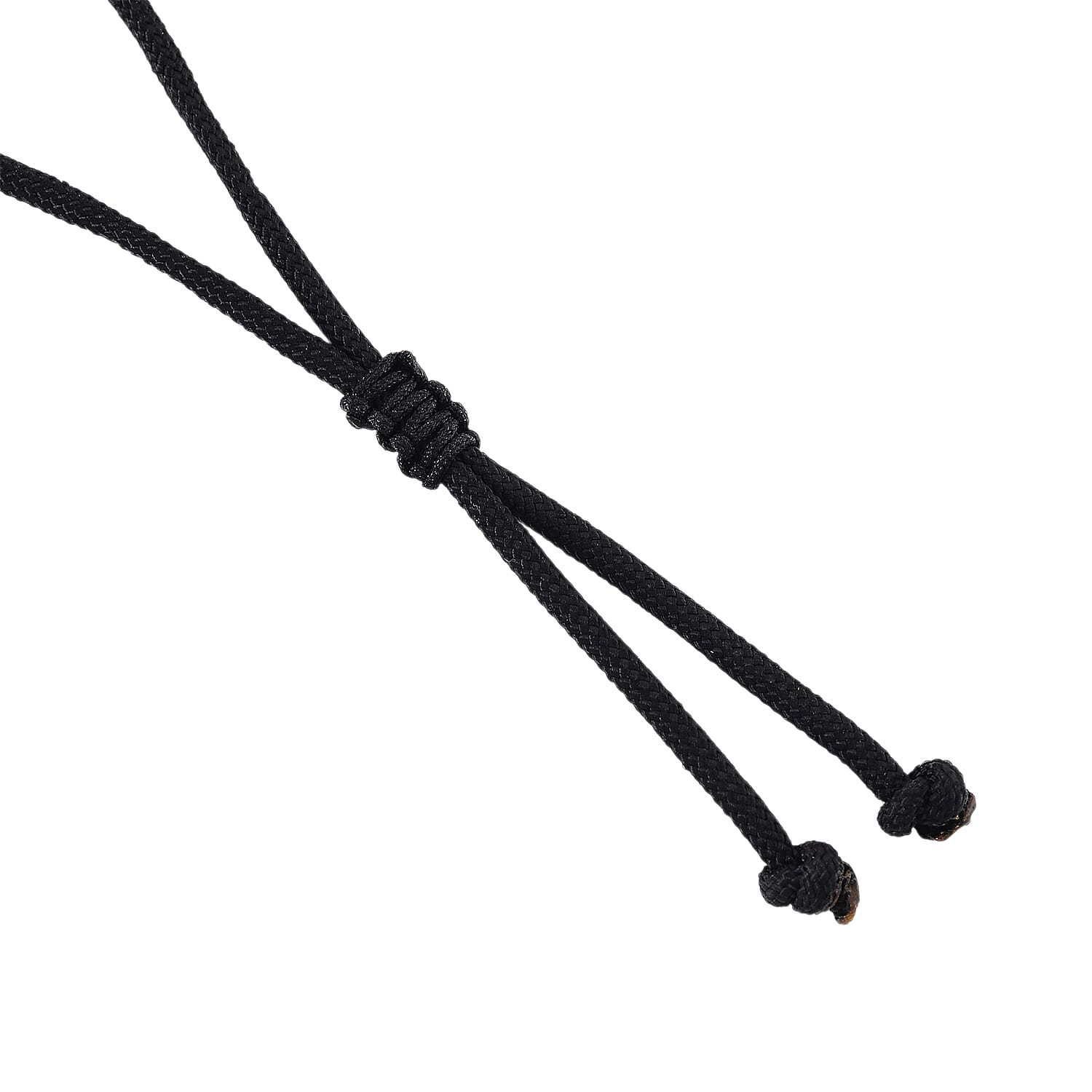 Natural Type A Jadeite Warrior Necklace with Black Cord (Size 28) 195.00 Ct.