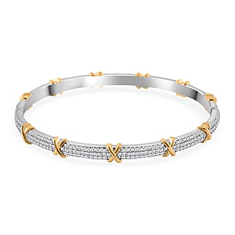 https://tjcuk.sirv.com/Products/83/1/8312519/White-Cubic-Zirconia-X-Design-Bangle-Size-7-5-in-Two-Tone-Plated_8312519.jpg?w=342&h=342