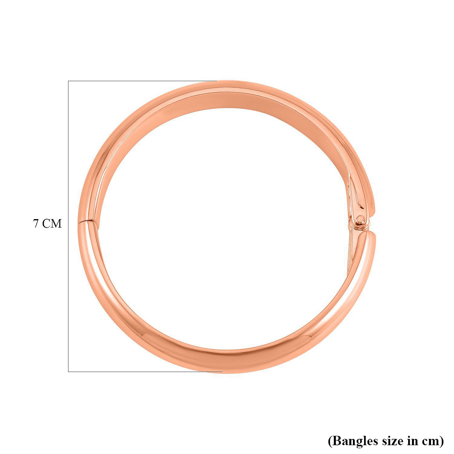 Full Bangle in Rose Gold Tone