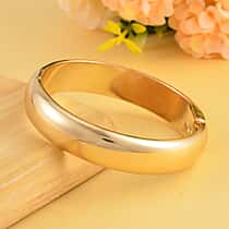 Classic 58.8MM Openable Full Bangle (7.25-inch) with Hinge in Yellow Tone