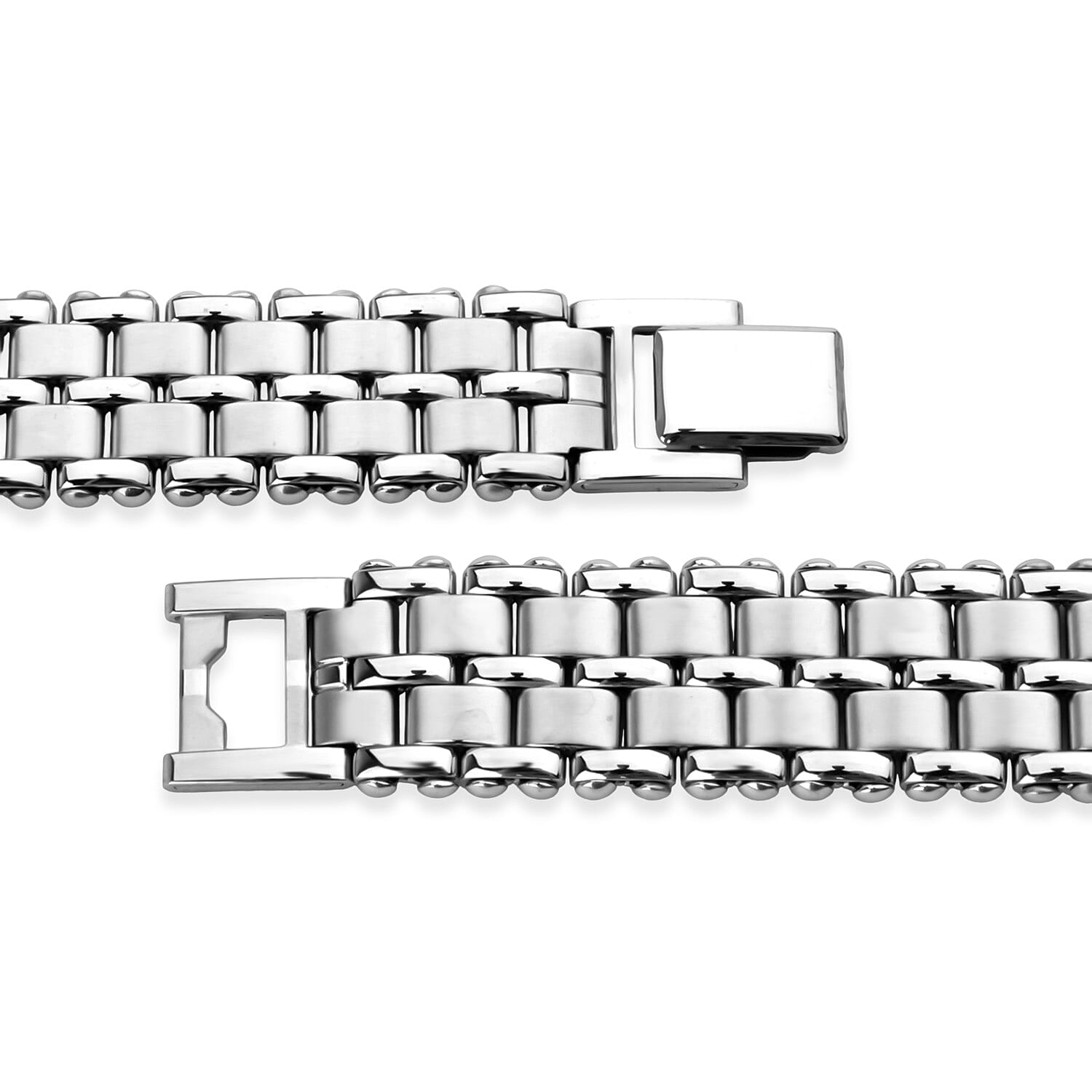 Panther Bracelet (Size 9) in Yellow & White Gold Plated