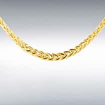 9K Yellow Gold 3MM Graduated Necklace (Size 18) with Lobster Clasp