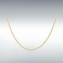 Close Out Deal- 9K Yellow Gold Rope Necklace (Size 18) Gold Wt. 5.60 Gms.