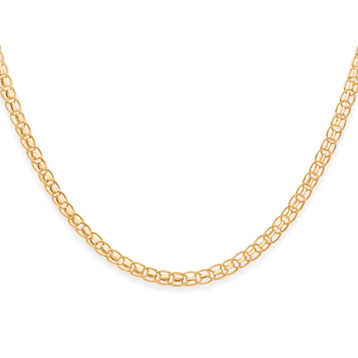 Hatton Garden Close Out - Italian Made 9K Yellow Gold Necklace (Size 24) with Lobster Clasp, Gold Wt. 11.00 Gms.