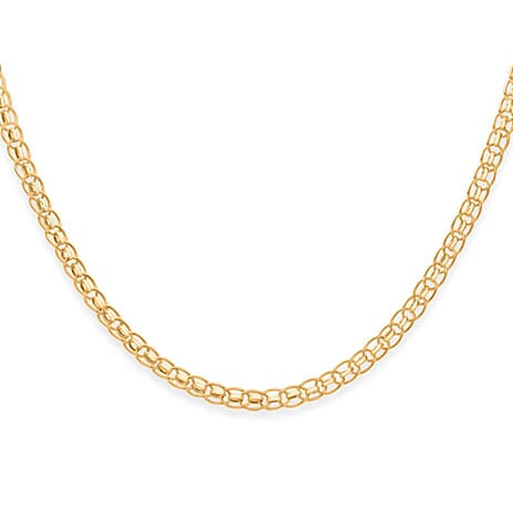 Italian Made 9K Yellow Gold Necklace (Size 24) with Lobster Clasp, Gold Wt. 11.00 Gms.