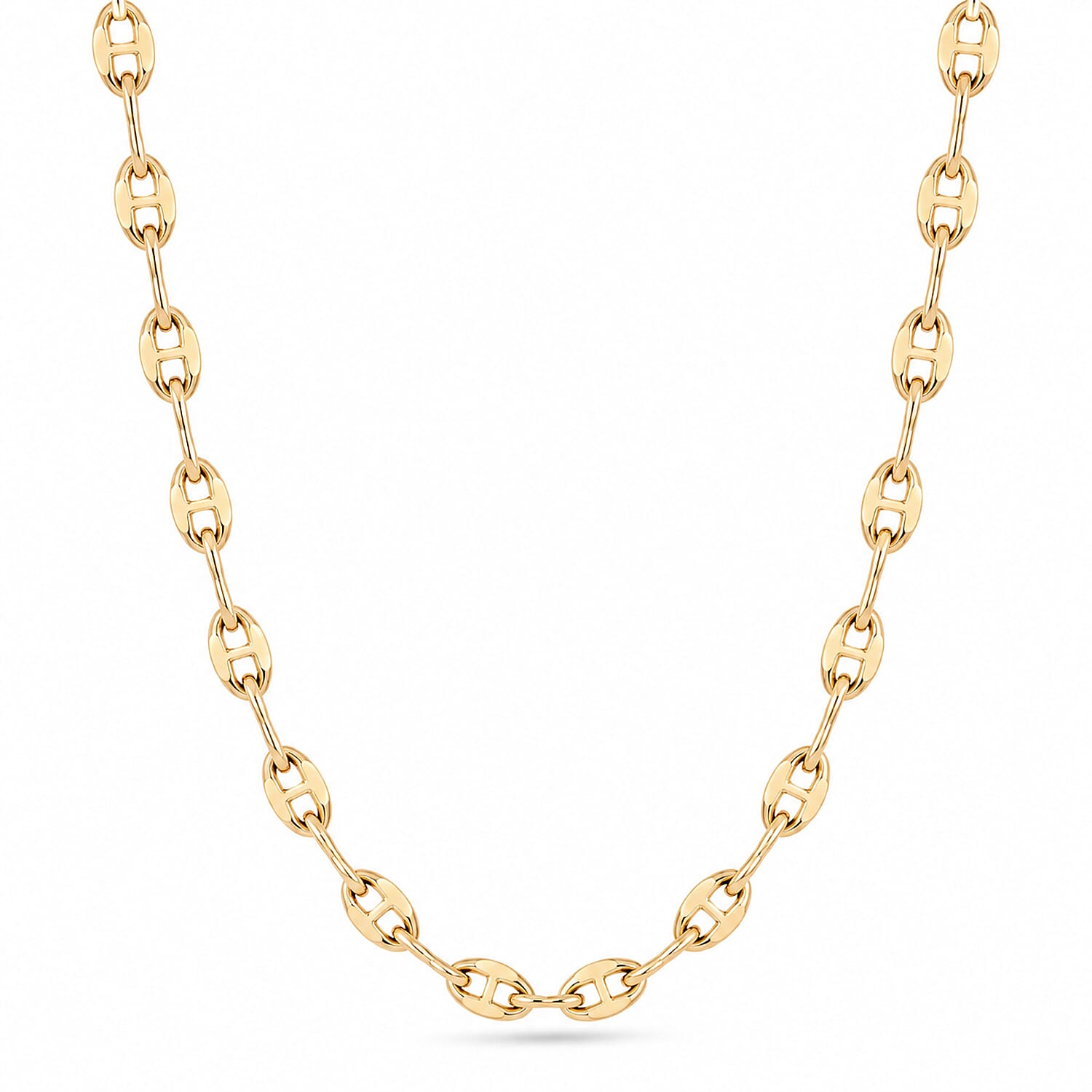 Designer Inspired - 9K Yellow Gold Necklace (Size 24) with Spring Ring Clasp, Gold Wt. 3.00 Gms.