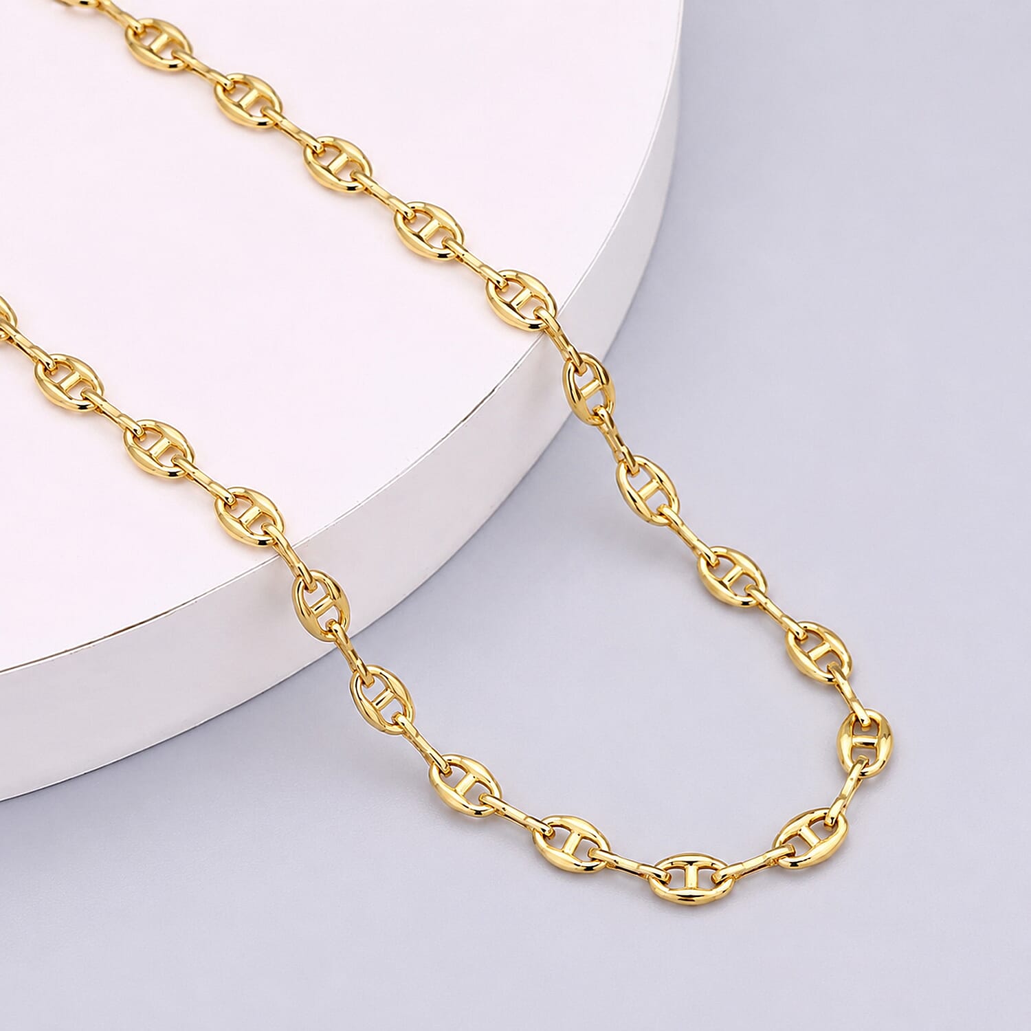 Designer Inspired - 9K Yellow Gold Necklace (Size 24) with Spring Ring Clasp, Gold Wt. 3.00 Gms.