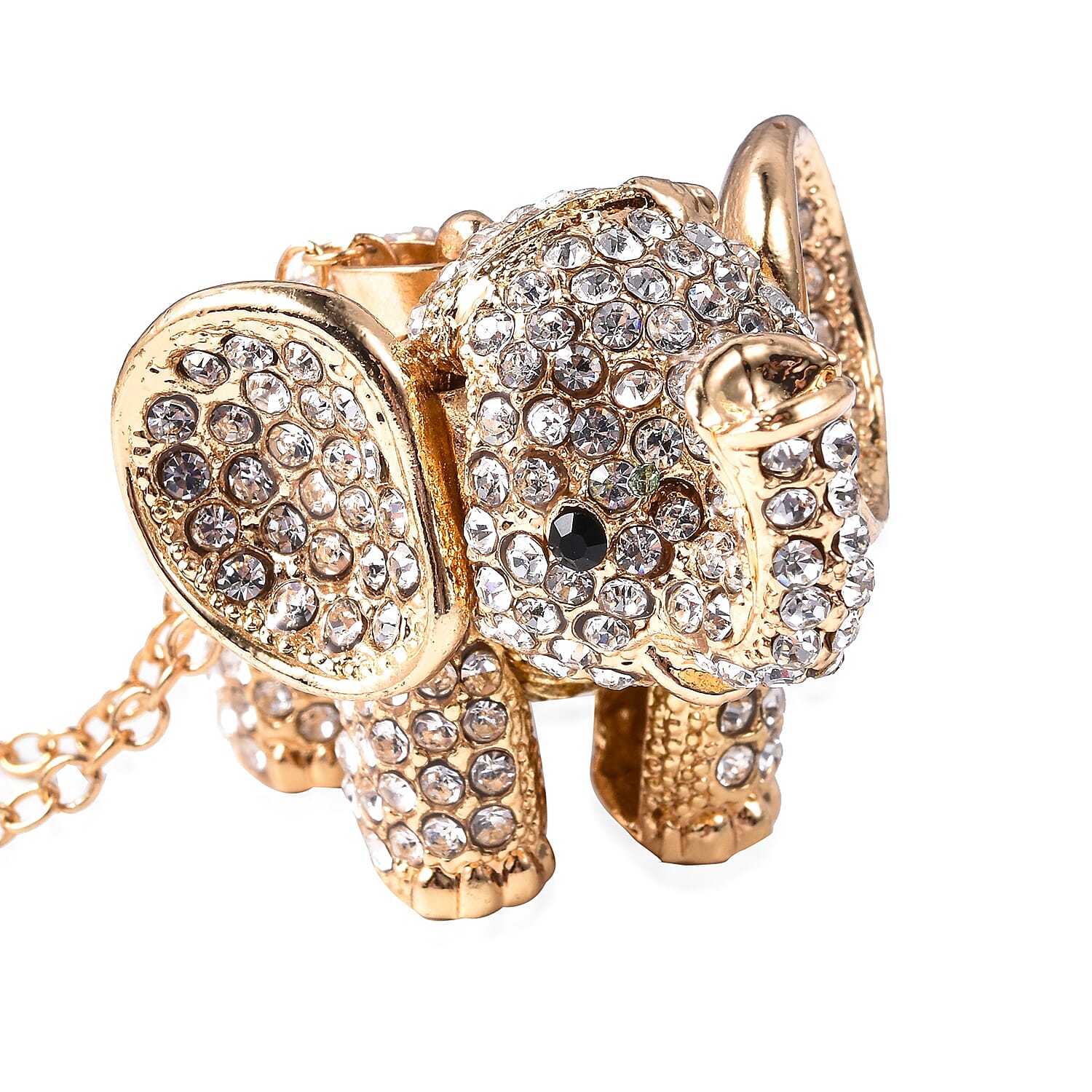 White Crystal  Necklace (Size - 24)