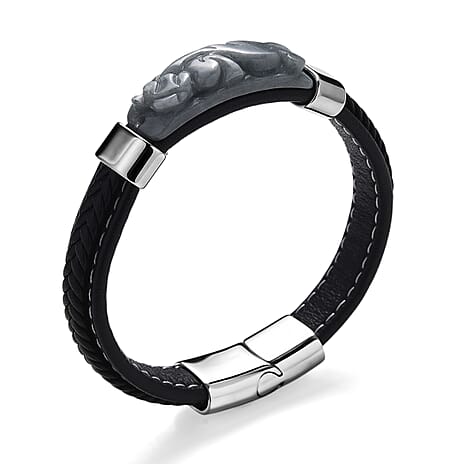 Natural Type A Jadeite Beads Bracelet (Size 7.5)  90.00 Ct.