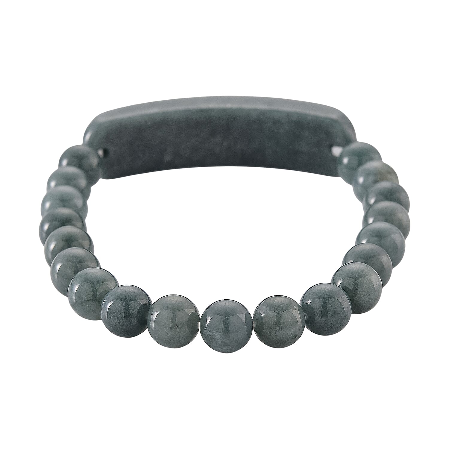 Natural Jadeite Jade Bracelet (Size 7.5 Adjustable) 130.00 Ct.
