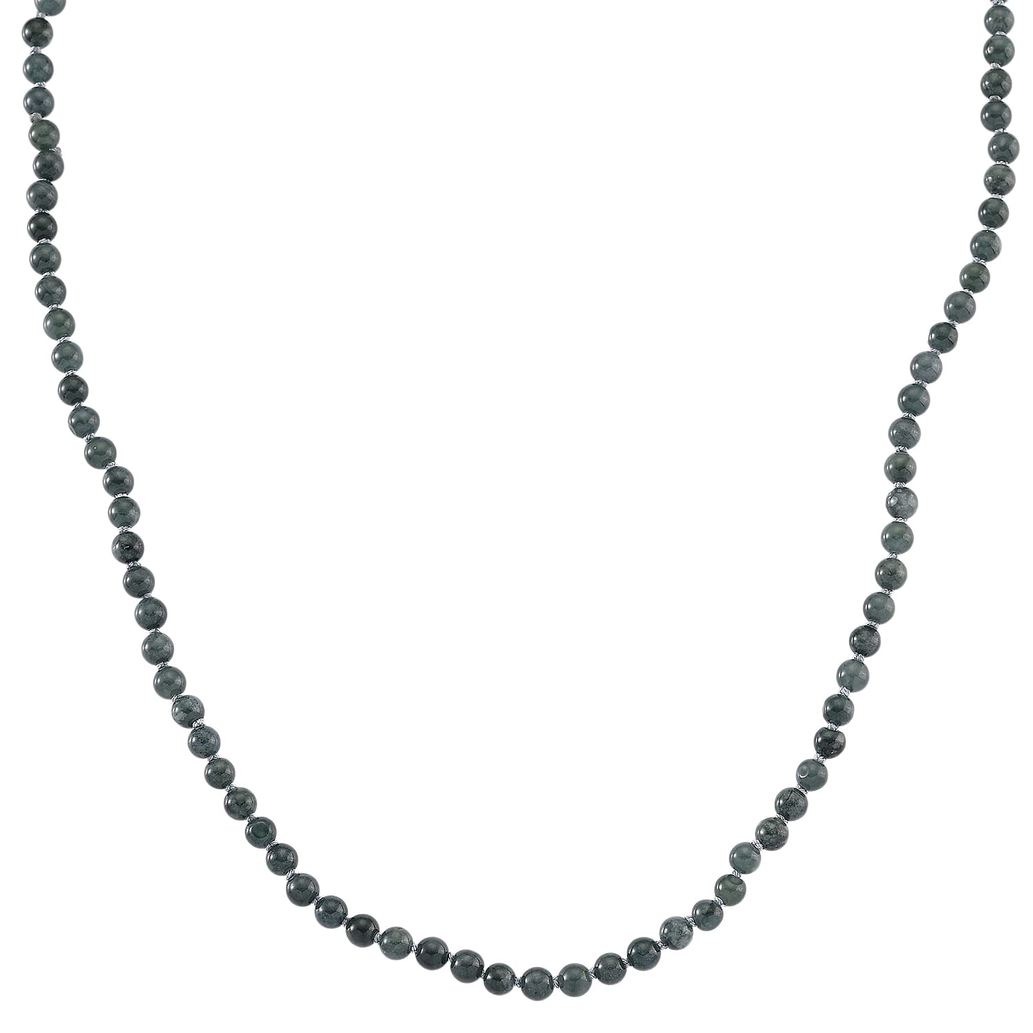 Natural Type A Jadeite Jade Necklace (Size - 30.0) 200.00 Ct.
