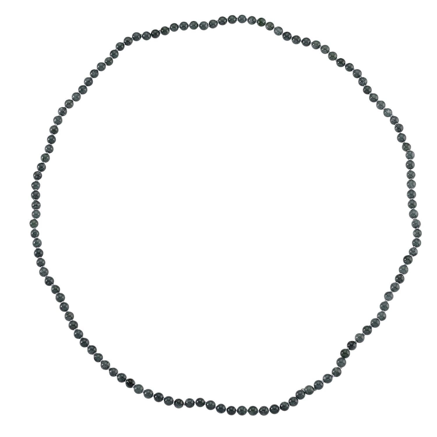 Natural Type A Jadeite Jade Necklace (Size - 30.0) 200.00 Ct.