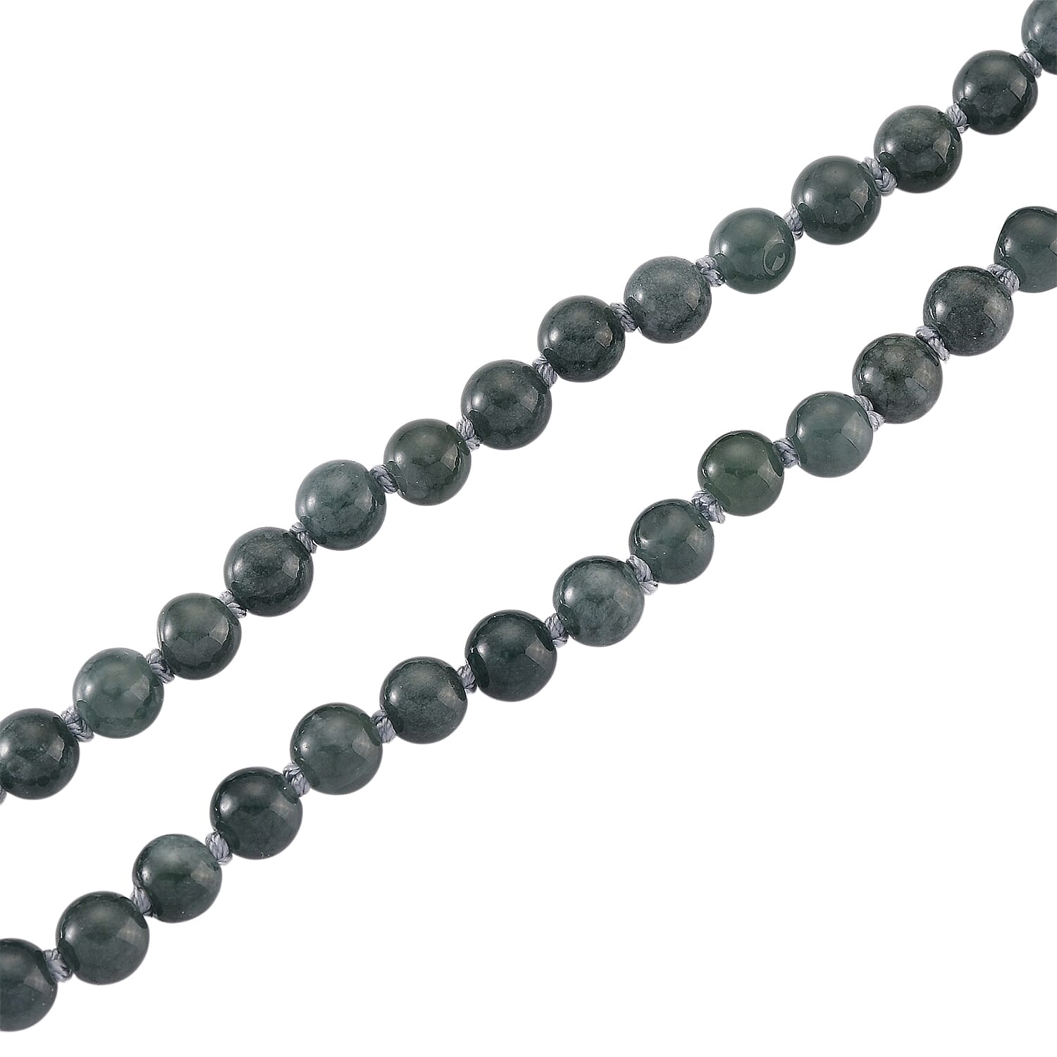 Natural Type A Jadeite Jade Necklace (Size - 30.0) 200.00 Ct.