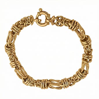 https://tjcuk.sirv.com/Products/83/1/8313901/Close-Out-Deal-9K-Yellow-Gold-7-6MM-Byzantine-Bracelet-with-Senorita-C_8313901.jpg?w=342&h=342
