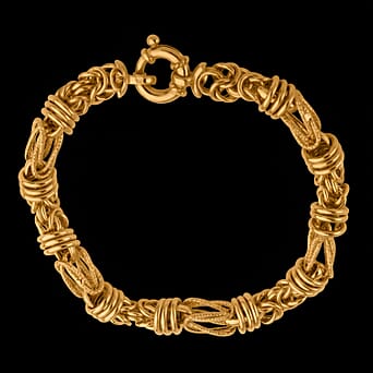 https://tjcuk.sirv.com/Products/83/1/8313901/Close-Out-Deal-9K-Yellow-Gold-Mixed-Link-Bracelet-Size-7-50-with-Senor_8313901_1.jpg?w=342&h=342