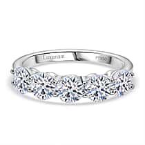 LUXURIANT 2 Ct. Lab Grown Diamond 5 Stone Ring in 950 Platinum, SGL Certified