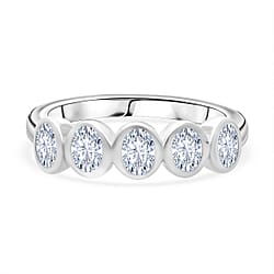 Luxuriant Lab Grown Diamond (SI/GH) Ring in Sterling Silver