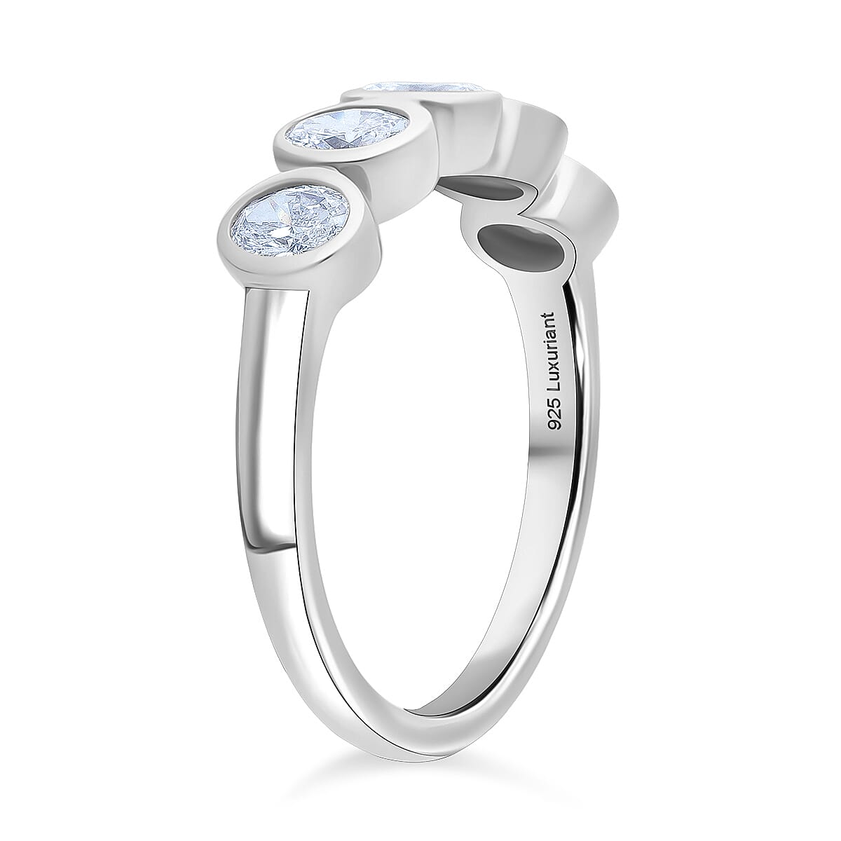 Luxuriant Lab Grown Diamond (SI-GH) Ring in Sterling Silver