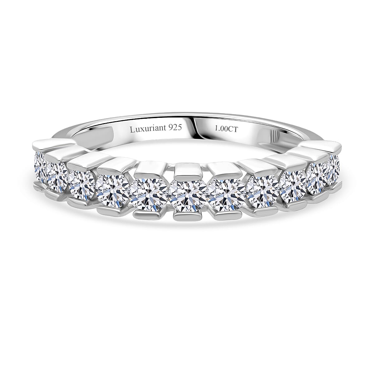 Luxuriant Lab Grown Diamond Ring in 18K YG VermeilSterling Silver 1.020 Ct.