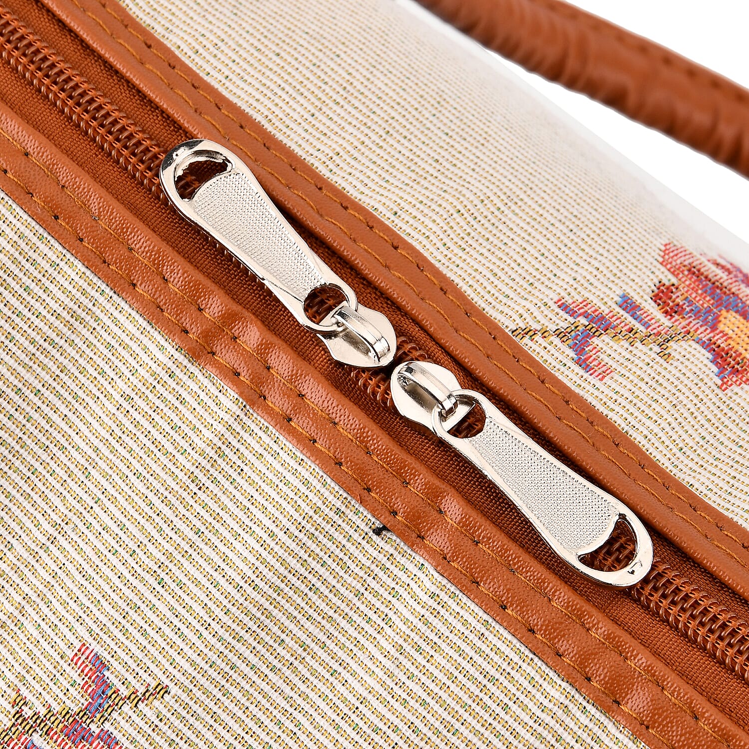 Butterfly Travel Bag (Size 45x23x27 cm) - White Blue