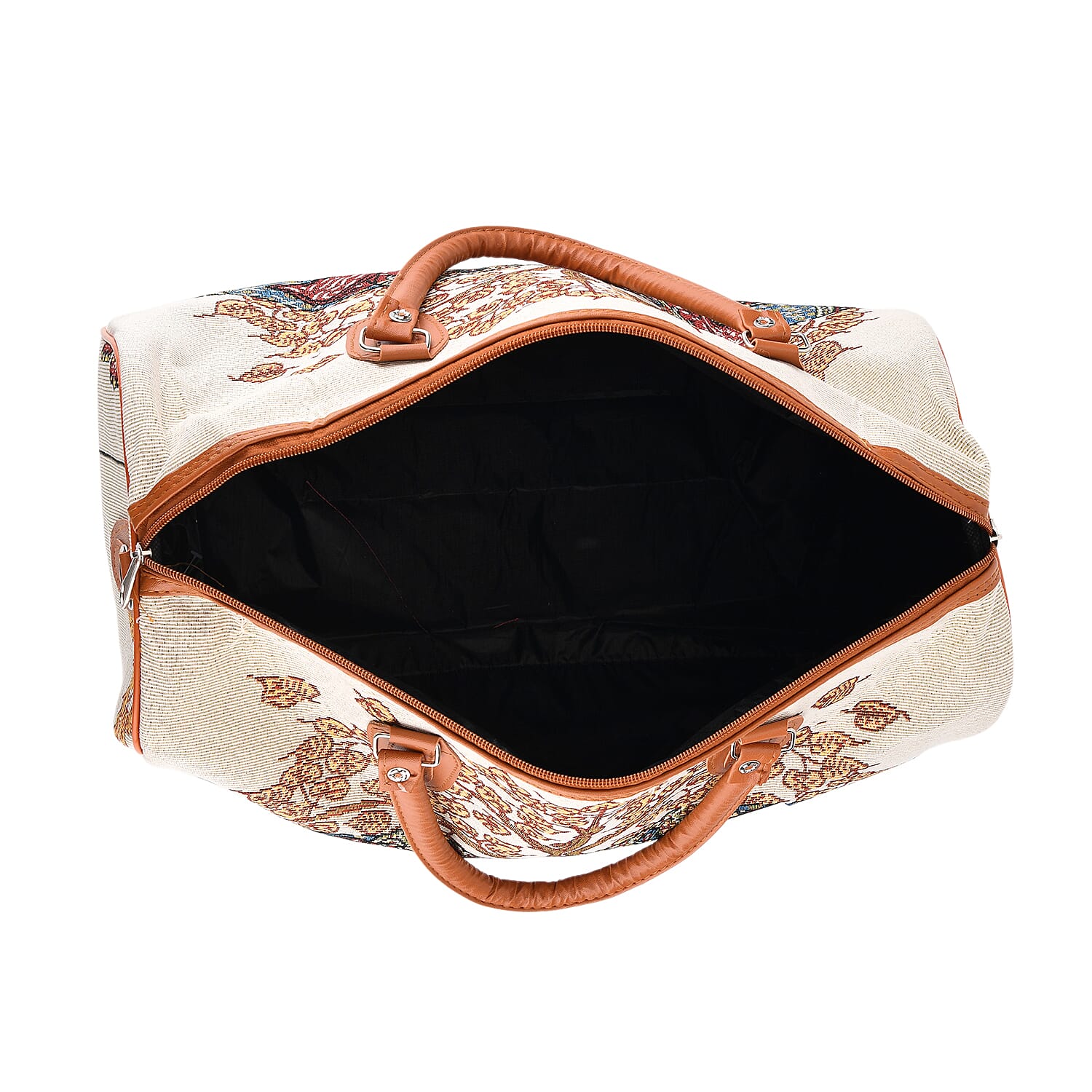 Elephant Travel Bag (Size 45x23x27 cm) - White Red