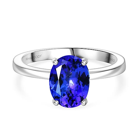 DOORBUSTER DEAL - Rhapsody 950 Platinum AAAA Tanzanite Solitaire Ring 2.00 Ct, Platinum Wt. 4.17 Gms. DOORBUSTER DEAL - Rhapsody 950 Platinum AAAA Tanzanite Solitaire Ring 2.00 Ct, Platinum Wt. 4.17 Gms.