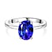 Rhapsody 950 Platinum AAAA Tanzanite Solitaire Ring Platinum