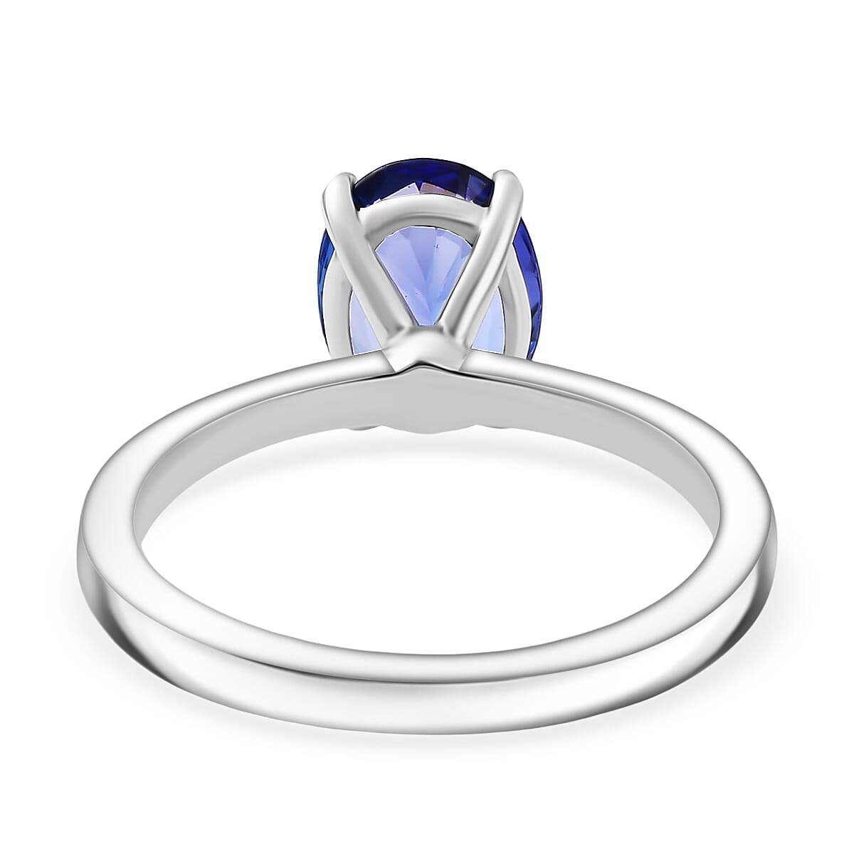 Rhapsody 950 Platinum AAAA Tanzanite Solitaire Ring Platinum